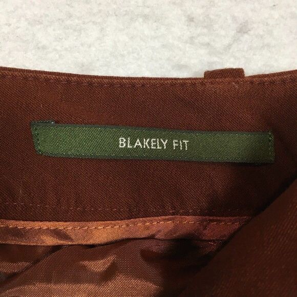 Eddie Bauer Womens 6 Blakely Fit Bootcut Dress Pants Cotton Stretch Burgundy - Picture 5 of 15